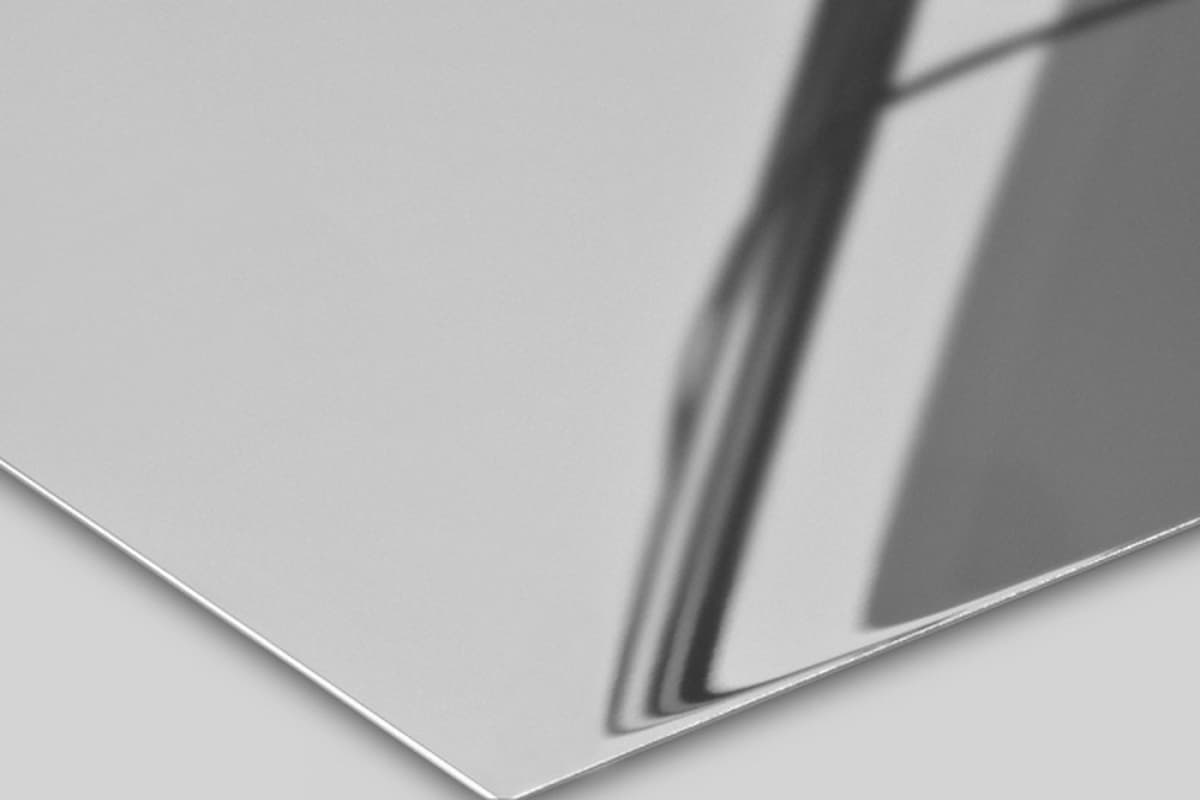  Polished Stainless Steel Sheet; Smooth Shiny Mirrorlike Surface Corrosion Resistance 